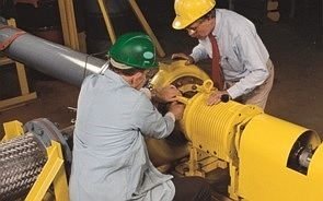 Pump disassembly and repair at Chesterton Hungary service center